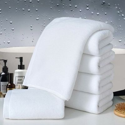 5 Star Bathroom Linen Plain Weave Terry 100% Cotton Hotel Bath Towel